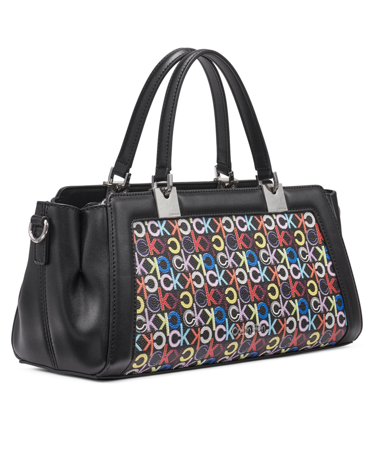 Calvin Klein Medium Jean Zipper Satchel Bag