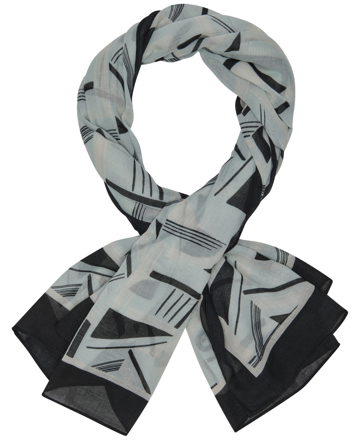 Karl Lagerfeld Paris Art Deco Square Scarf
