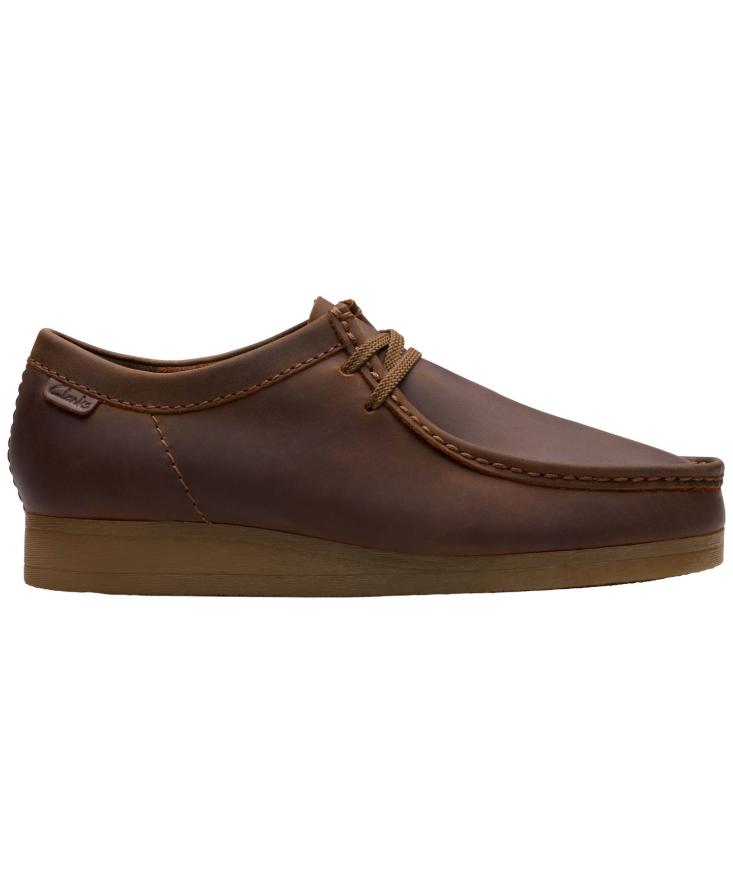 Мужские туфли Clarks Wallaston Low Lace-Up, цвет: Кожаный — фото 2