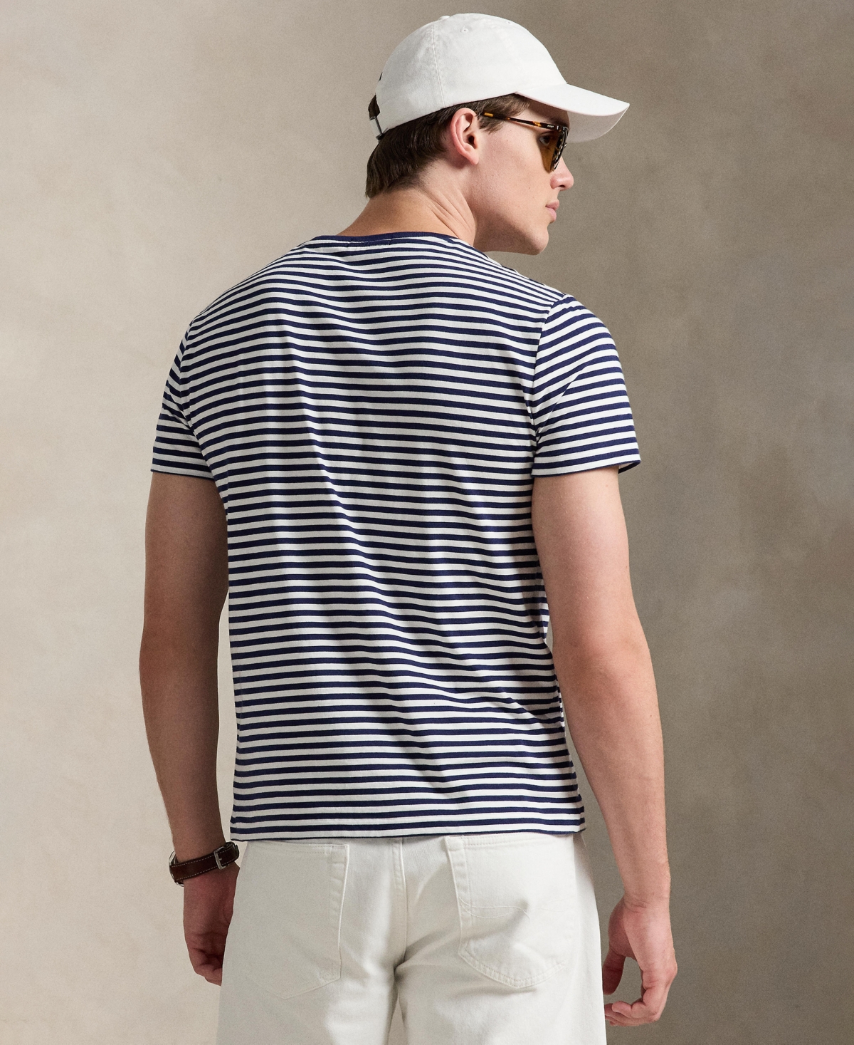 Polo Ralph Lauren Men's Classic-Fit Striped Cotton Jersey T-Shirt