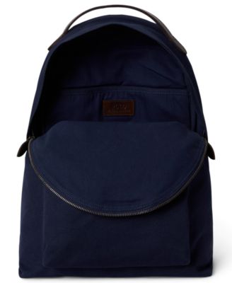 Men's Polo Bear Canvas Backpack