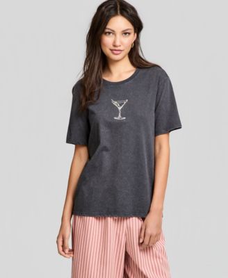 Women's Martini Graphic T-Shirt