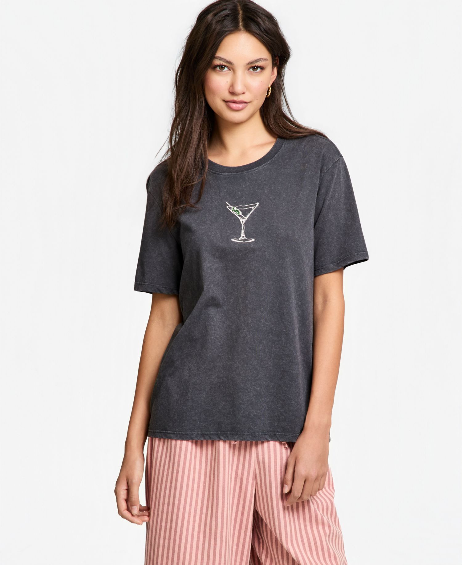 Women's Martini Graphic T-Shirt