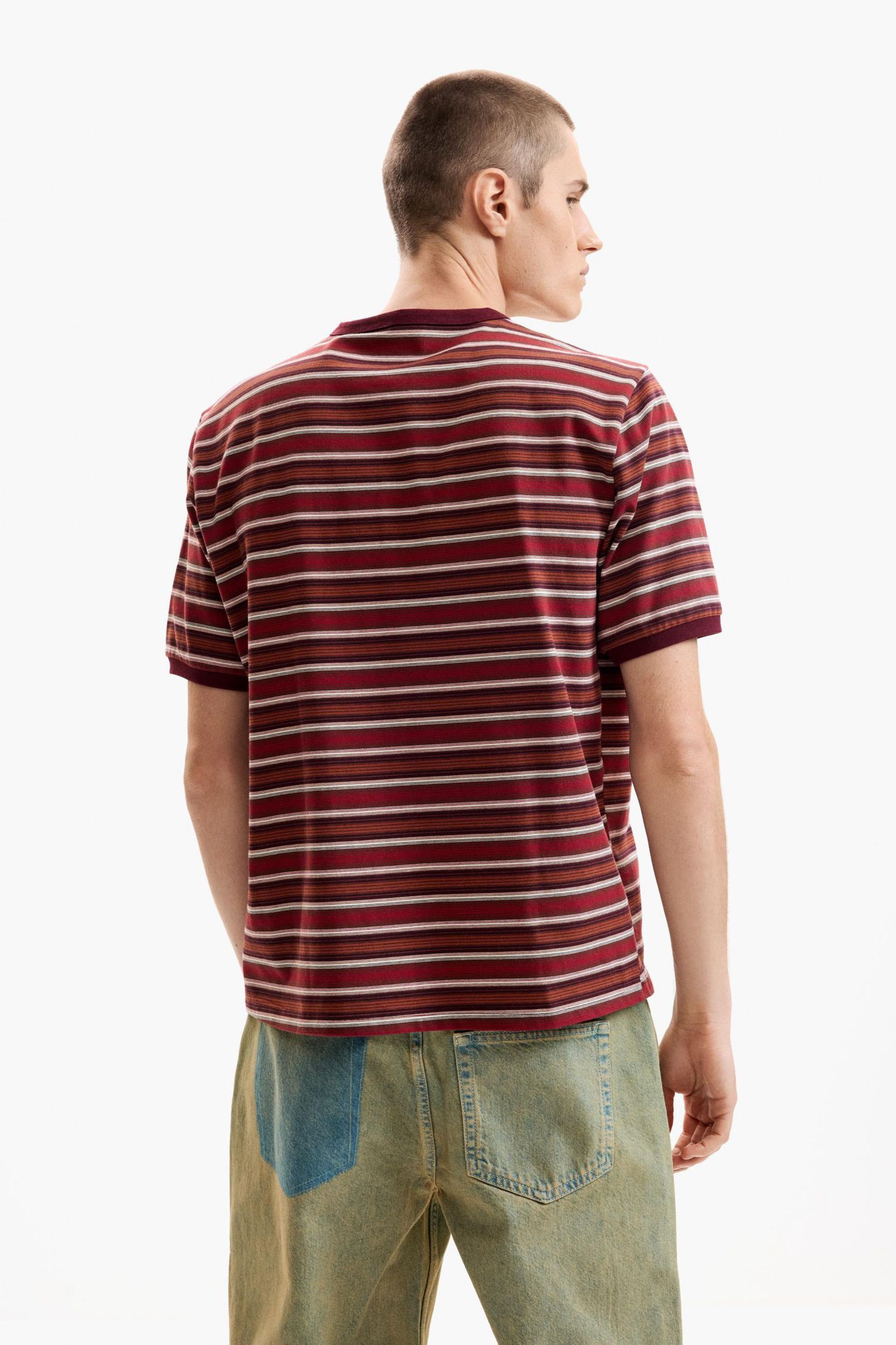 Men's Striped knit t-shirt