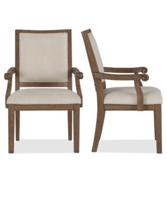 Alverton 2-Pc. Wood Arm Chair Set