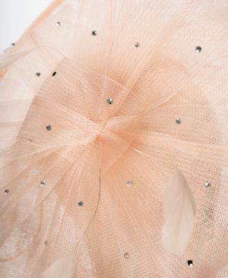 Sinamay Imitation Pearl Fascinator Hat