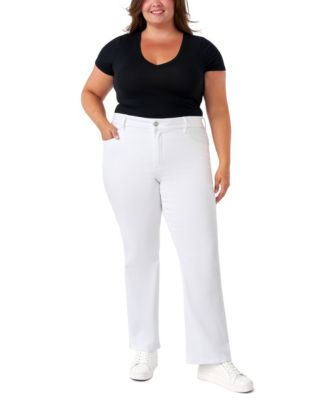 Plus Size Tummyless Bootcut Jeans