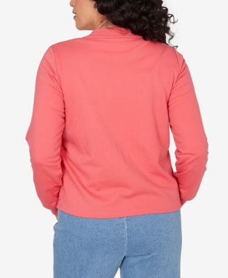 Petite Austin Quilted Knit Ribbed Jacket