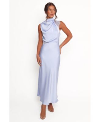 Women's Anabelle Halter Neck Lace Maxi Dress