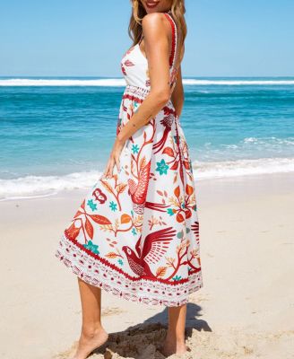 Women's Two Can Tango Tropical Maxi Beach Dress
