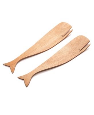 Acacia Whale 2-Pc. Salad Server Set
