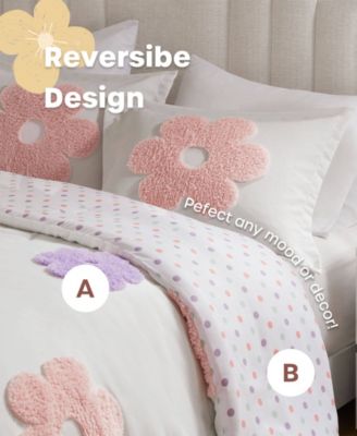 Intelligent Design Gracie Floral Reversible 3-Pc. Duvet Cover Set, Full/Queen