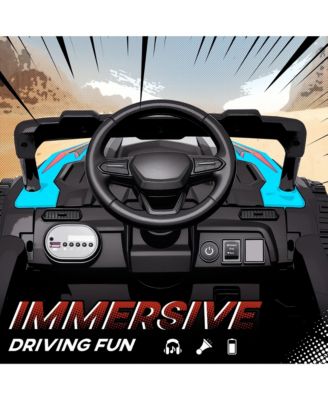 12V Kids Ride On Truck with Dual Motors for 3-5 Boys Girls