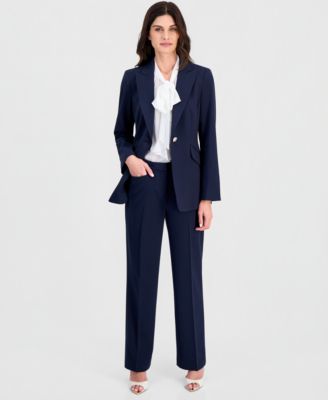 Women's One-Button Peak-Lapel Jacket