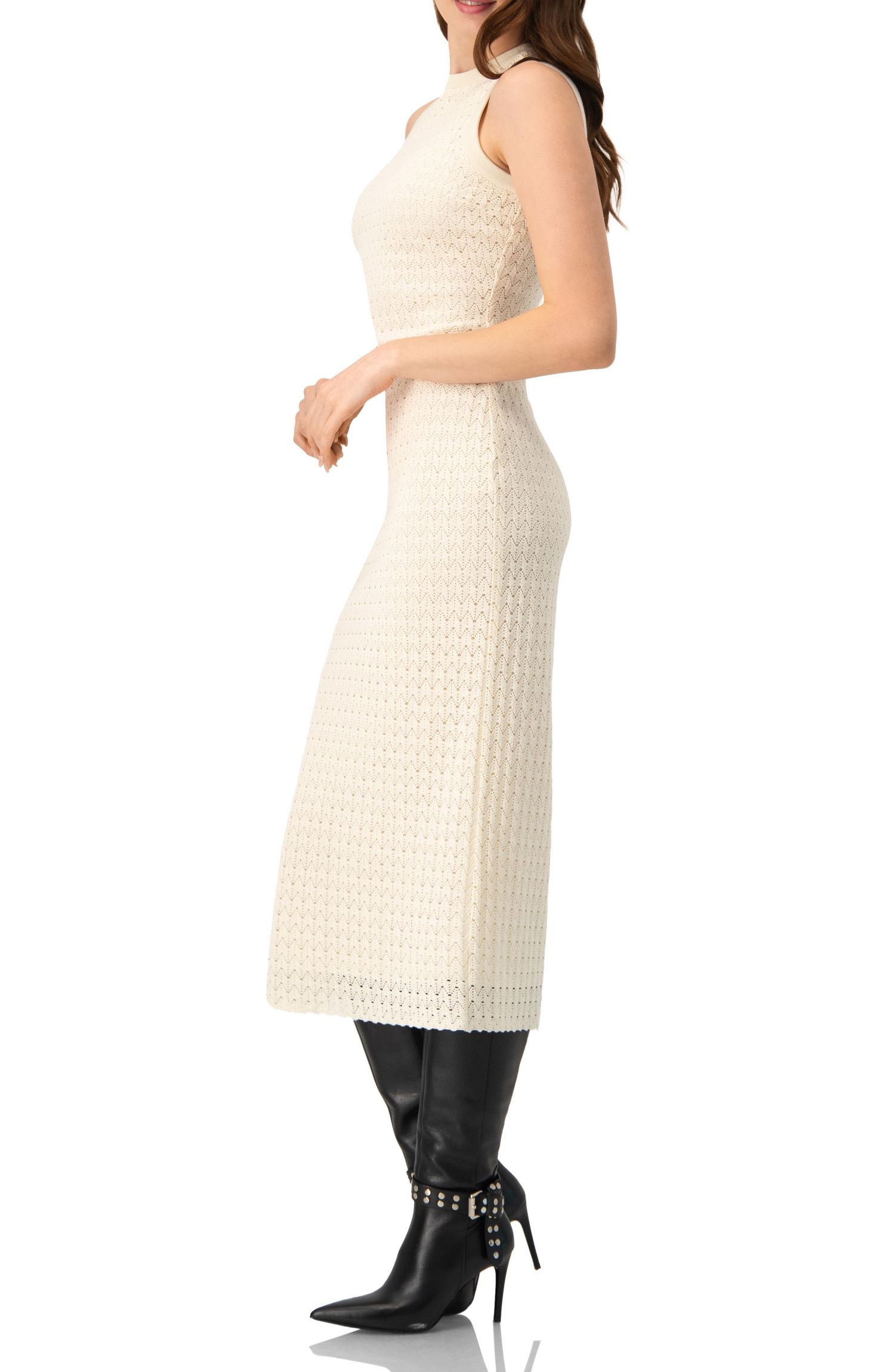 Women's Sleeveless Knit Long Dress