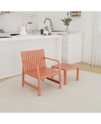 3 Piece Modern Outdoor Patio Sectional Conversation Set with Square Coffee Table Waterproof Thick Cushions for Porch Balcony