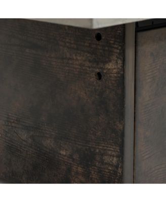 Tabletop Propane Fire Pit 56 x 23 Inch 50000 BTU Outdoor Fire Pit Table with Three Height Options for Patio Balcony