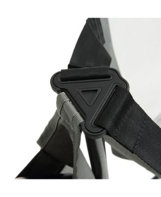 Hammock Camping Chair, Folding Portable Rocking Chair, Aluminum Alloy Adjustable Back Swinging Chair with Pillow Cup Holder, Recliner