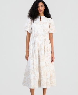 Women's Tiered Midi Dress