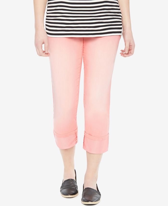 Motherhood Maternity Twill Capri Pants Macy's