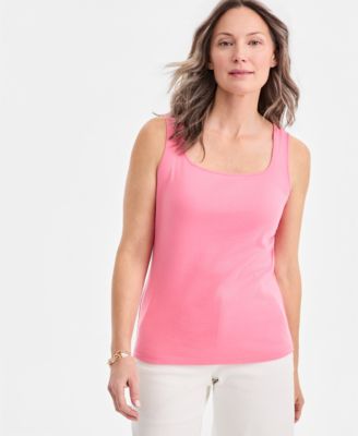 Women's Cotton Square-Neck Tank Top