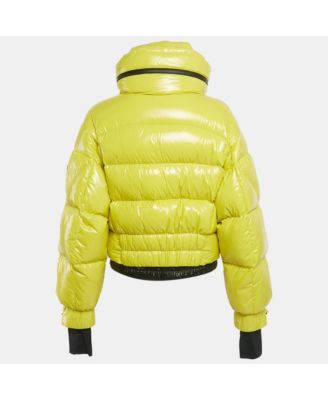 Women's Grenoble Yellow Nylon Down Ski Jacket