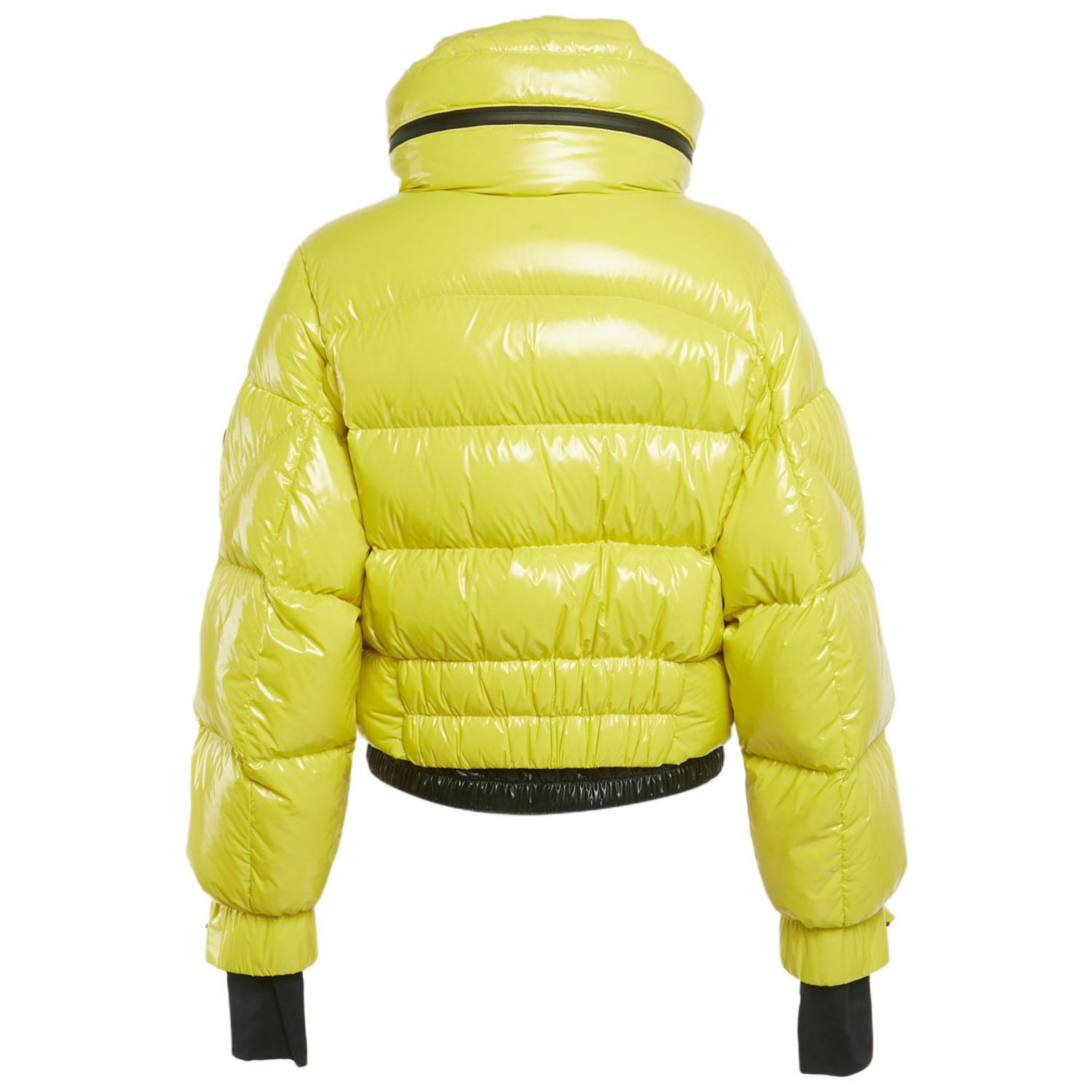 Women's Grenoble Yellow Nylon Down Ski Jacket
