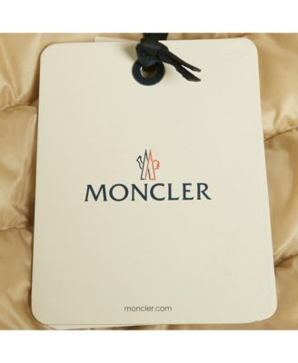 Women's Beige Nylon Padded Lans Down Jacket