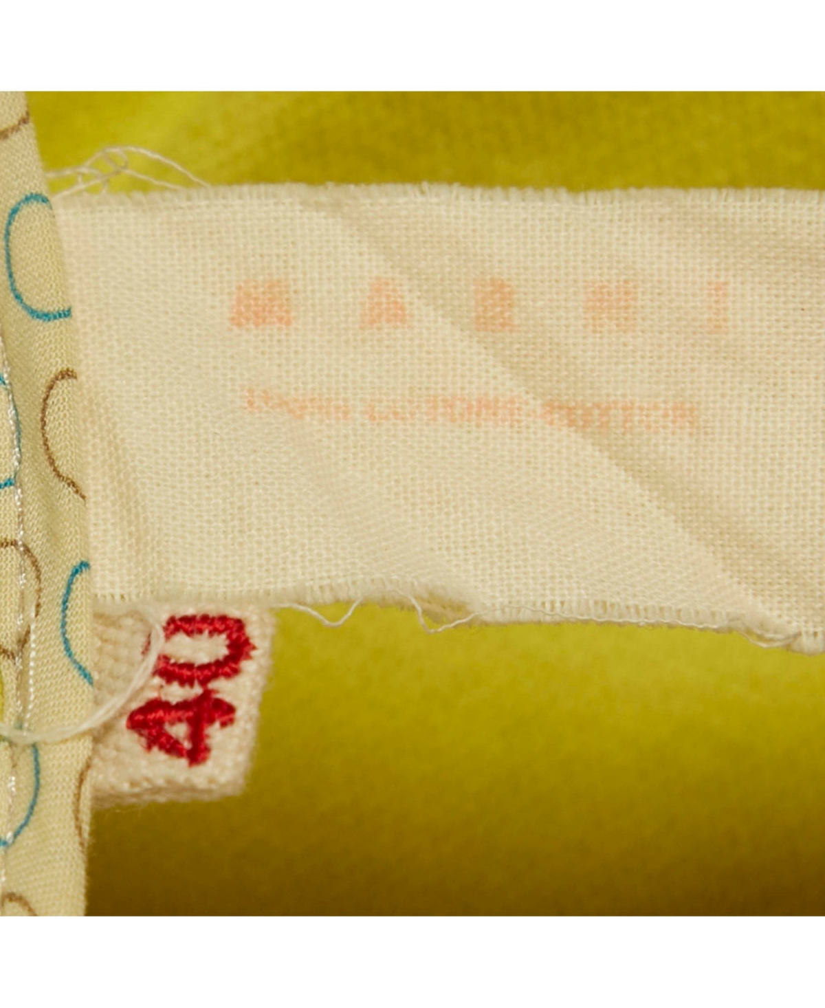 Pre-Owned Marni Women's Green Canvas Contrast Trimmed Open Front Jacket