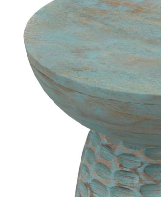 Boyd 13" Mango Wood Solid Accent Table