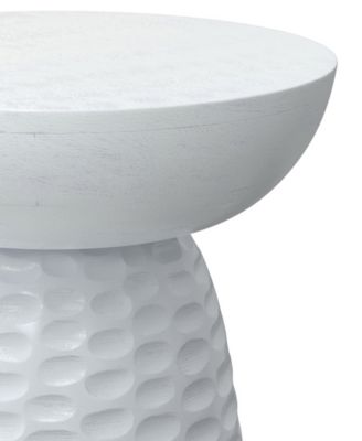 Boyd 13" Mango Wood Solid Accent Table