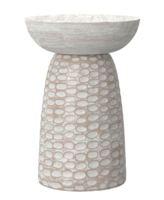 Boyd 13" Mango Wood Solid Accent Table