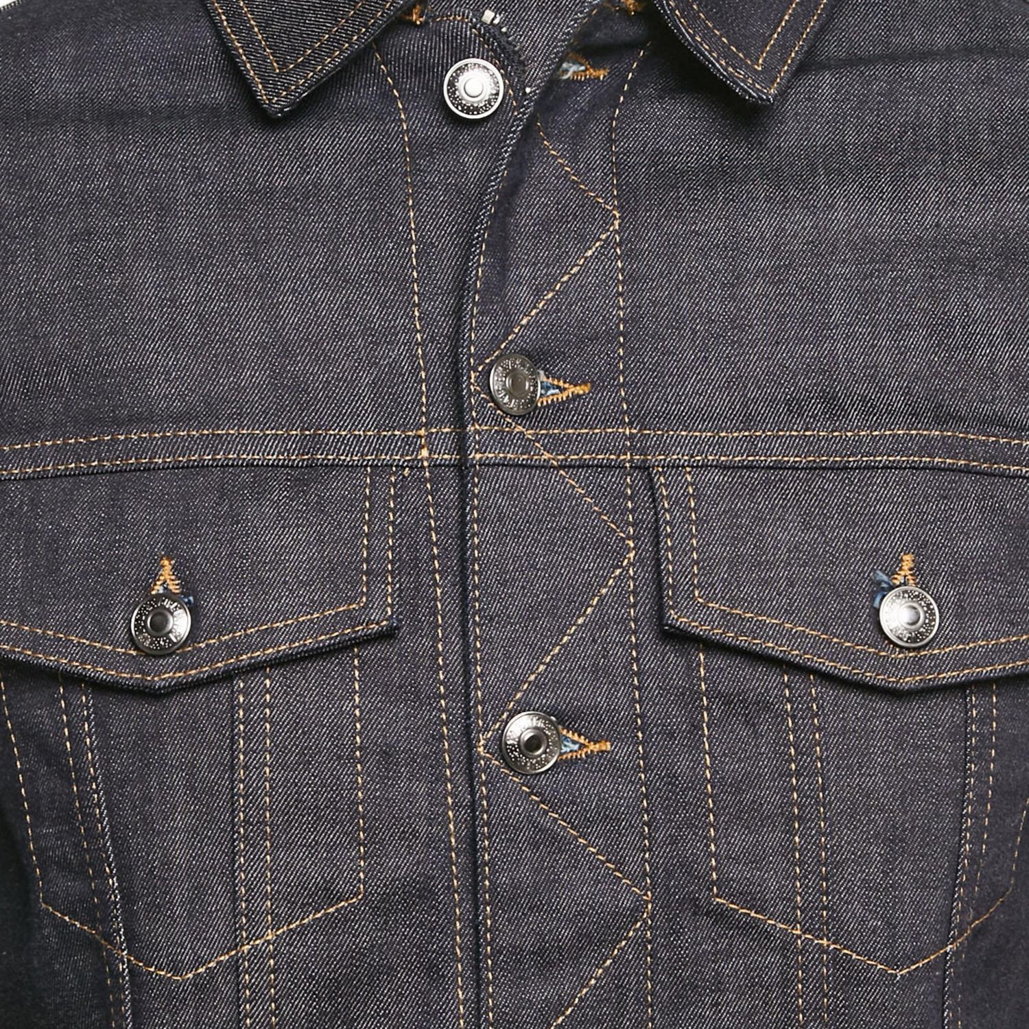 Women's Pre-Owned Zadig and Voltaire Blue Denim Button Front Base Brut Jacket