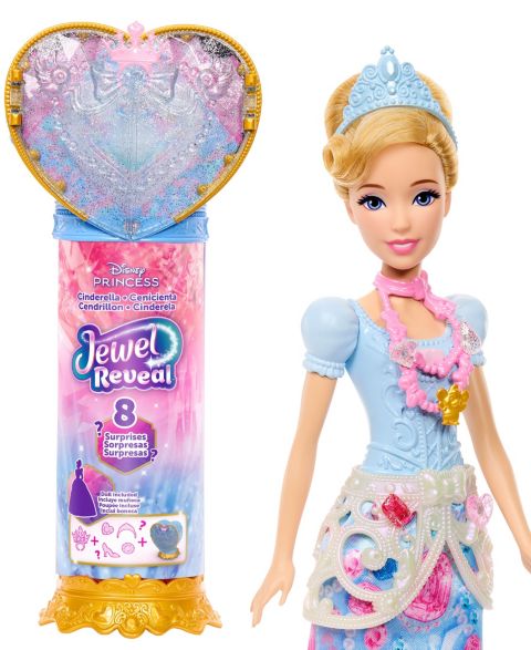 Детская кукла Disney Princess Jewel Reveal Surprise Cinderella Fashion Doll