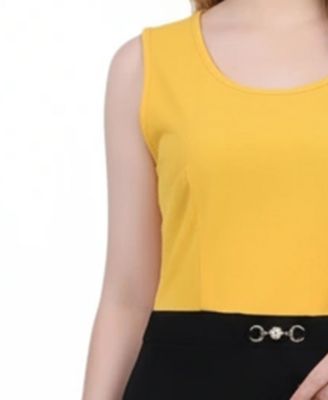 Petite 3/4 Sleeve 2 Piece Dress Set