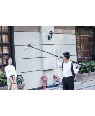 CMP-25 8.2' Telescoping Carbon Fiber Microphone Boom Pole with Integrated XLR Cable for Video Production and Electronic News Gathering