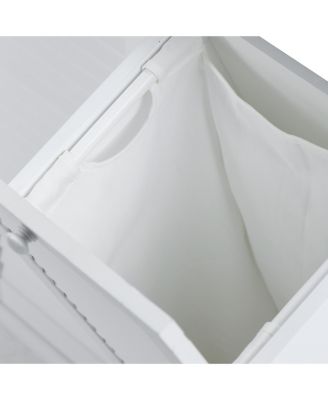 Tilt-out Cabinet Laundry Sorter with Shutter Front