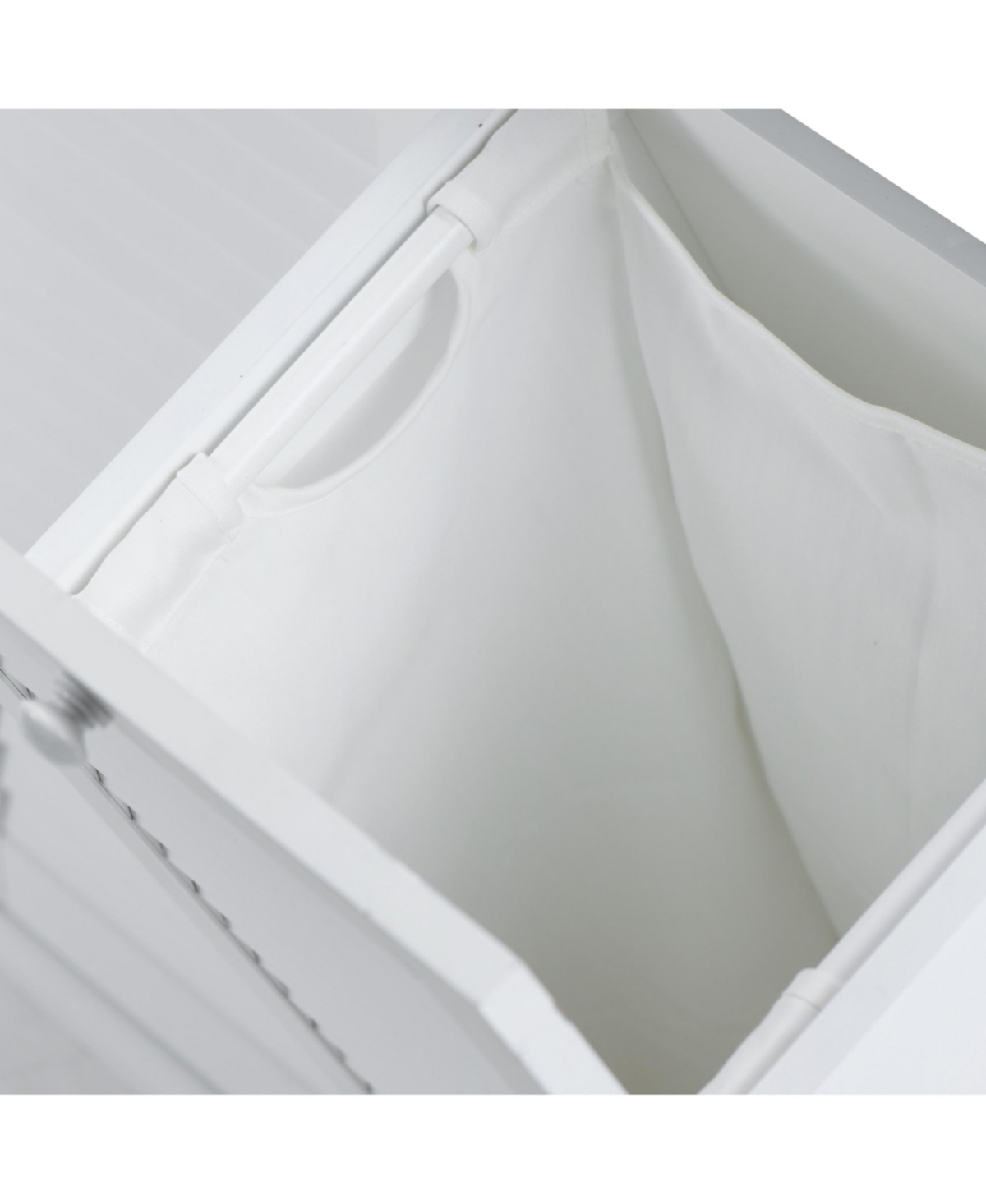 Household Essentials Tilt-out Cabinet Laundry Sorter with Shutter Front