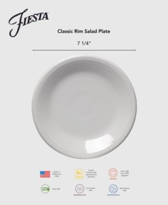 Lavender Classic Rim Salad Plate, 7.25"