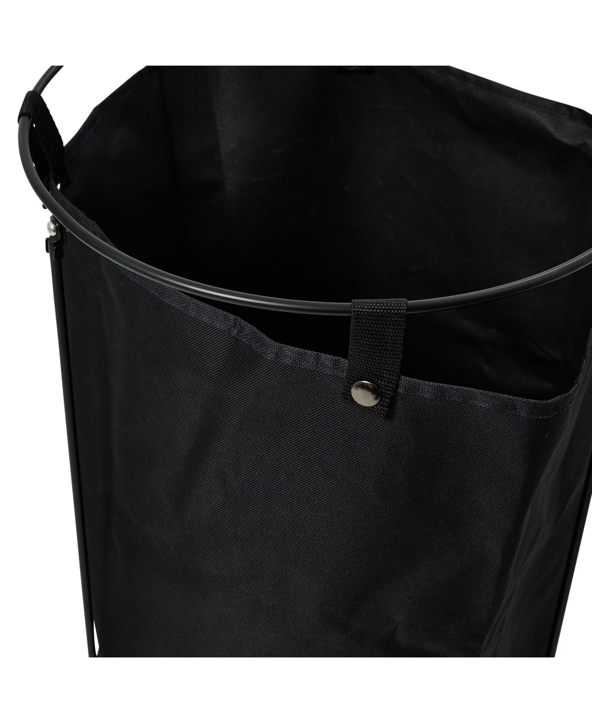 Household Essentials Metal Wire Frame Laundry Hamper with Removable Canvas Bag