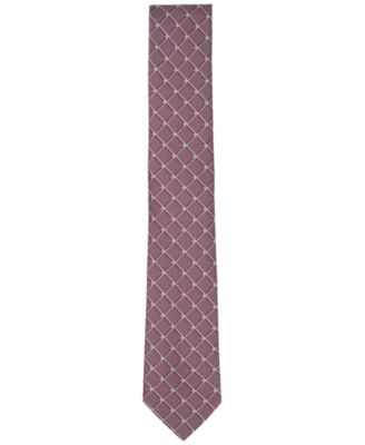 Men's Banks Geometric Pattern Slim Tie