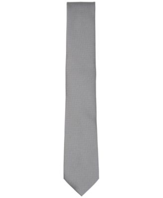 Men's Burnel Micro Check Slim Tie