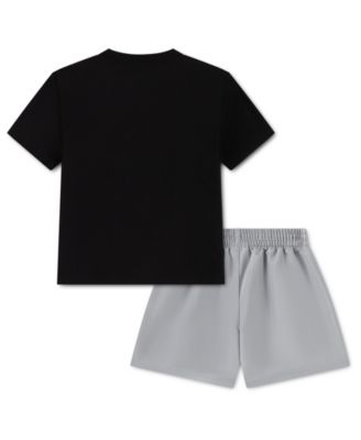 Jordan Boys' Toddler 2T-4T Dri-FIT Jumpman Woven Play Jersey T-Shirt & Mesh Shorts, 2 Piece Set	