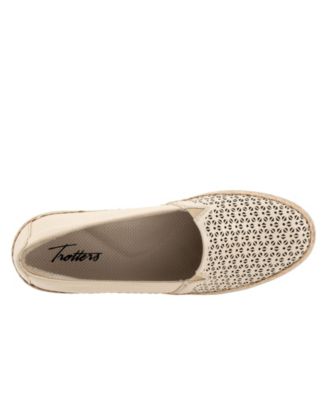 Accent Perforated Leather Flats