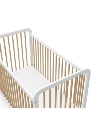 Pasadena 3-in-1 Convertible Crib - White with Driftwood