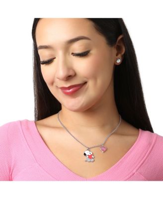 Snoopy Woodstock BFF 2 Piece Necklace Set 16" Officially Licensed