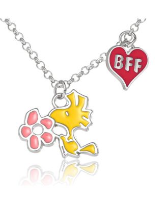 Snoopy Woodstock BFF 2 Piece Necklace Set 16" Officially Licensed