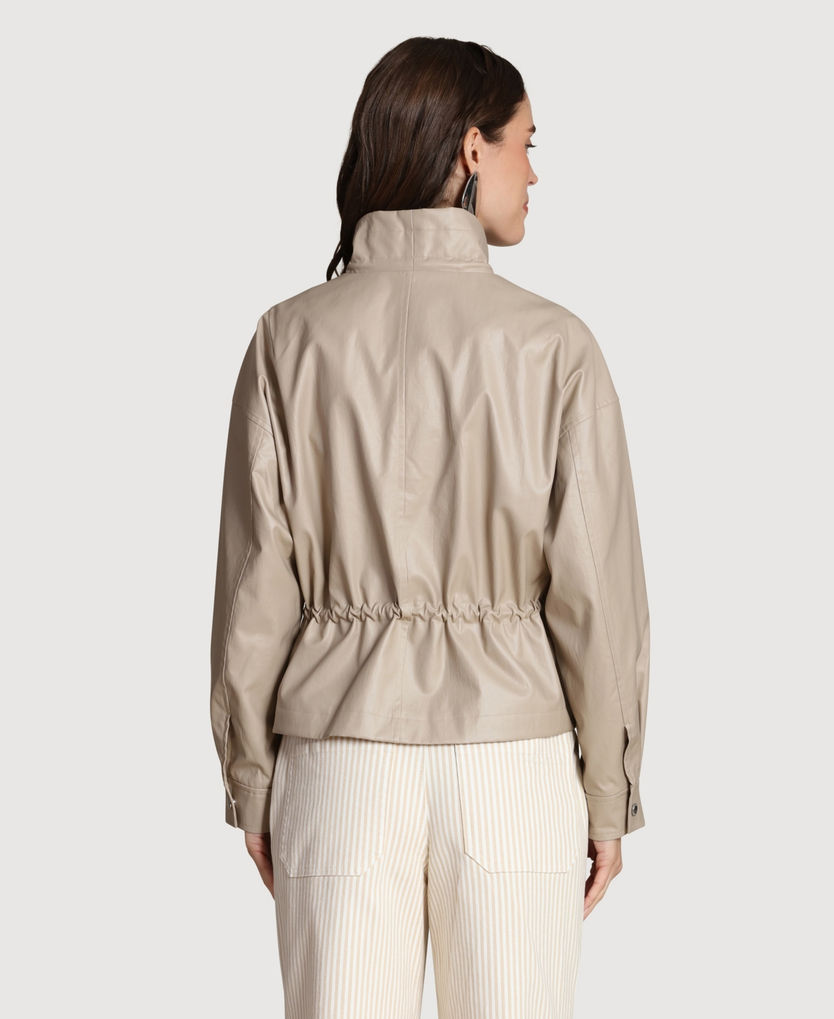 Avec Les Filles Women's Blouson Snap Jacket