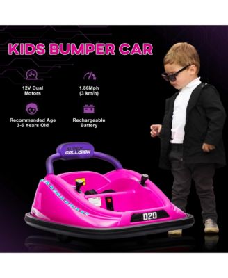 12V Kids Electric Bumper Car with 360 Degree Spin