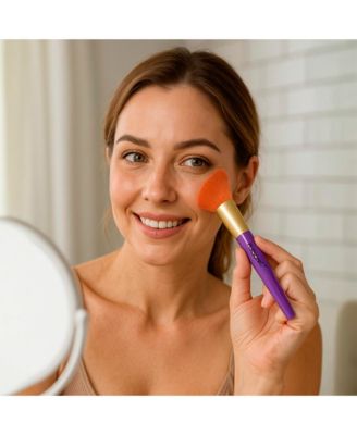 Studio Makeup Brush Set (5-Piece) & Silicone Beauty Brush Cleaning Tool